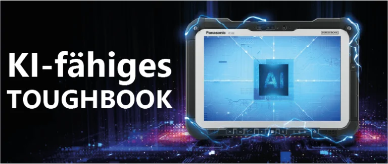 KI-fähiges Panasonic Touchbook Banner medium